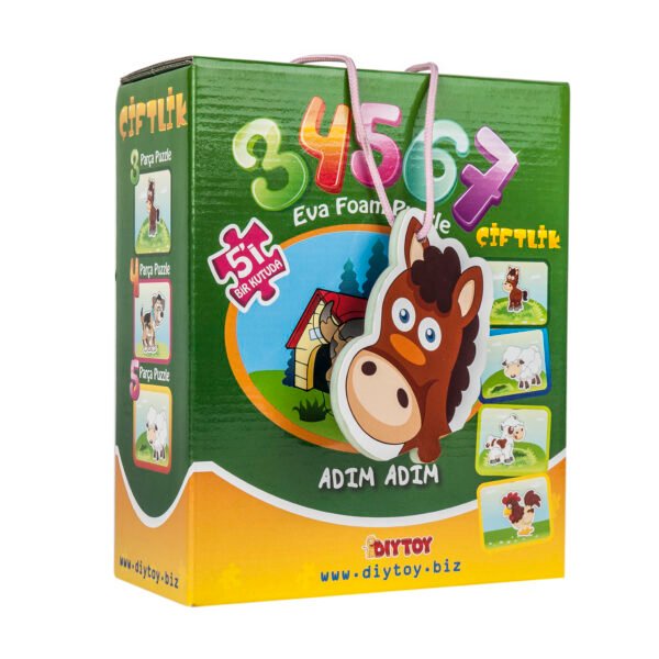 5 Puzzles in 1 Educational Toys for Kids Gift for Toddlers My First Jigsaw Puzzles