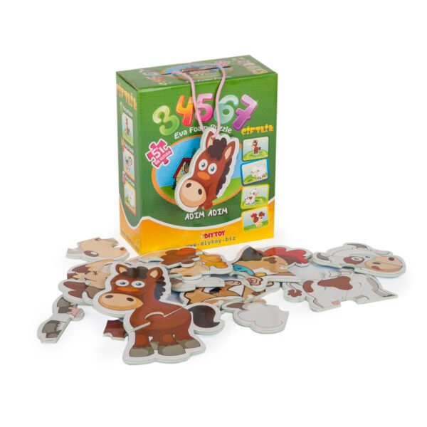 5 Puzzles in 1 Educational Toys for Kids Gift for Toddlers My First Jigsaw Puzzles